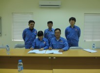 Kyoei Steel Vietnam signed the Collective Labor Agreement